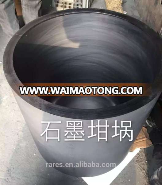 High Pure graphite crucible for melting cast iron Customized